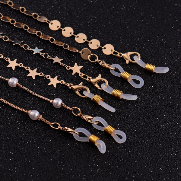 Bulk Jewelry Wholesale gold plated copper hanging neck sequins star glasses chain JDC-MC-HW004 Wholesale factory from China YIWU China