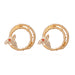 Wholesale gold plated diamond inlaid antelope Earrings JDC-ES-MY222 Earrings 曼茵 gold Wholesale Jewelry JoyasDeChina Joyas De China