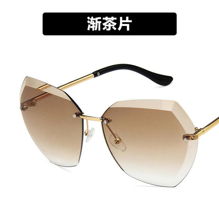 Bulk Jewelry Wholesale gold resin ocean sheet polygonal cut-edge sunglasses JDC-SG-KD016 Wholesale factory from China YIWU China