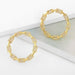Wholesale gold round copper Earrings JDC-ES-AS080 Earrings 翱?N Wholesale Jewelry JoyasDeChina Joyas De China