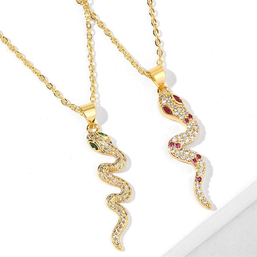 Bulk Jewelry Wholesale gold serpentine Necklaces JDC-NE-AS232 Wholesale factory from China YIWU China