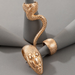 Bulk Jewelry Wholesale gold snake combination ring JDC-RS-C210 Wholesale factory from China YIWU China