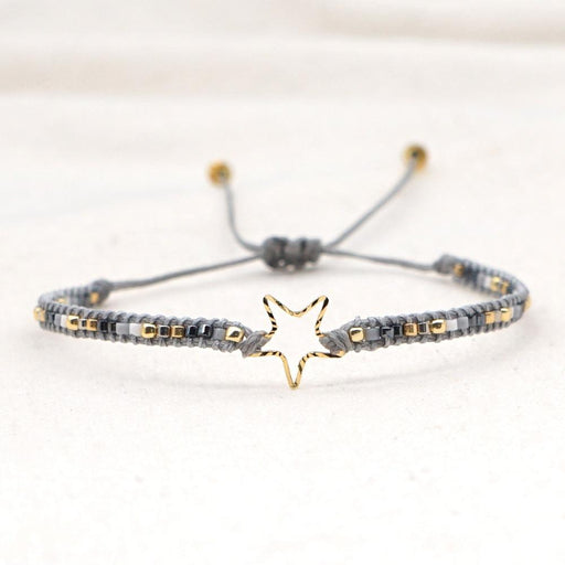 Bulk Jewelry Wholesale gold stainless steel five-pointed star handmade Miyuki beads bracelet JDC-gbh415 Wholesale factory from China YIWU China