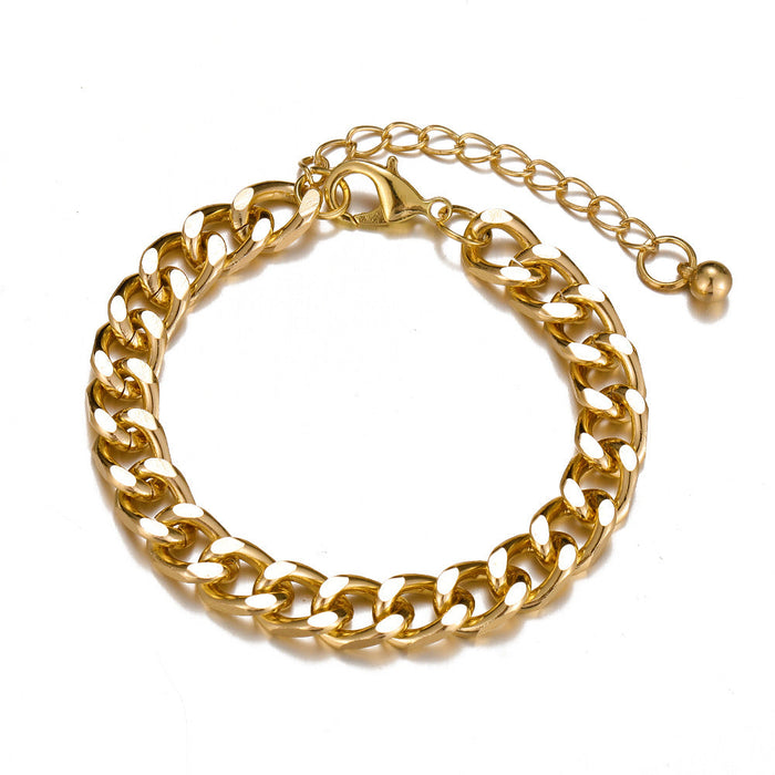 Wholesale gold thick chain alloy bracelet JDC-BT-F532 Bracelet JoyasDeChina 5374404 alloy Wholesale Jewelry JoyasDeChina Joyas De China