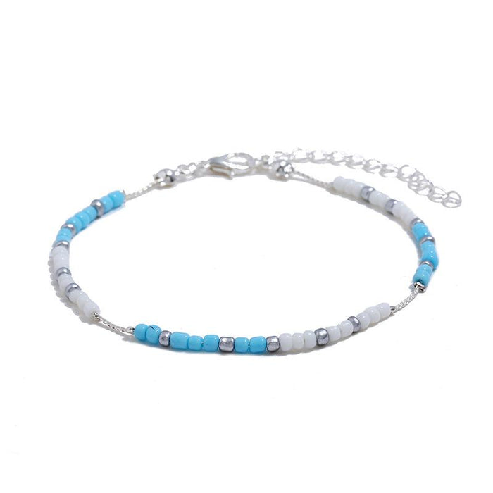 Bulk Jewelry Wholesale gold thread beads simple anklet JDC-AS-e020 Wholesale factory from China YIWU China
