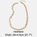 Bulk Jewelry Wholesale gold titanium steel thick chain Necklaces JDC-NE-AS224 Wholesale factory from China YIWU China