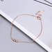 Bulk Jewelry Wholesale gold titanium steel three ball rose gold anklet JDC-AS-GSYS001 Wholesale factory from China YIWU China
