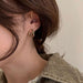 Wholesale golden alloy earrings JDC-ES-YWJQ009 Earrings 精巧 Wholesale Jewelry JoyasDeChina Joyas De China