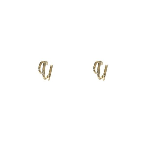 Wholesale golden alloy earrings JDC-ES-YWJQ009 Earrings 精巧 Wholesale Jewelry JoyasDeChina Joyas De China