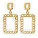 Wholesale golden alloy hollow heart earrings JDC-ES-F249 earrings JoyasDeChina C09-01-11 Wholesale Jewelry JoyasDeChina Joyas De China