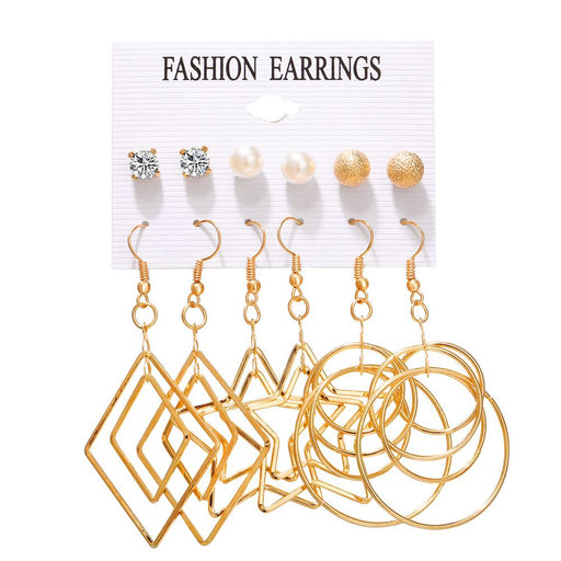 Bulk Jewelry Wholesale golden alloy pearl stud earrings JDC-ES-F203 Wholesale factory from China YIWU China