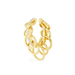 Bulk Jewelry Wholesale golden alloy single multi-ring mini earrings JDC-ES-YN018 Wholesale factory from China YIWU China