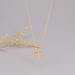Wholesale golden cross stainless steel necklaces JDC-NE-YS043 necklaces JoyasDeChina Wholesale Jewelry JoyasDeChina Joyas De China