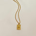 Wholesale Golden Mushroom Copper Necklace JDC-NE-Jif028 Necklaces 集沣 Wholesale Jewelry JoyasDeChina Joyas De China