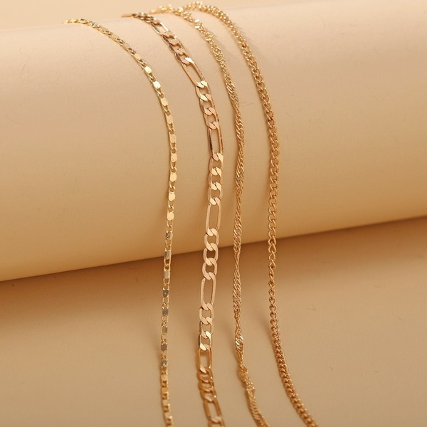 Bulk Jewelry Wholesale golden retro multilayer alloy anklet JDC-AS-F322 Wholesale factory from China YIWU China
