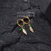 Wholesale golden rice pearl tree three-dimensional Starfish Earrings JDC-ES-RXSFL013 Earrings 尚芙乐 Wholesale Jewelry JoyasDeChina Joyas De China