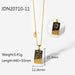 Wholesale golden stainless steel 12 constellation pendant JDC-NE-JD320 Necklaces 杰鼎 11 Wholesale Jewelry JoyasDeChina Joyas De China
