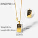 Wholesale golden stainless steel 12 constellation pendant JDC-NE-JD320 Necklaces 杰鼎 12 Wholesale Jewelry JoyasDeChina Joyas De China