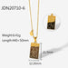 Wholesale golden stainless steel 12 constellation pendant JDC-NE-JD320 Necklaces 杰鼎 6 Wholesale Jewelry JoyasDeChina Joyas De China