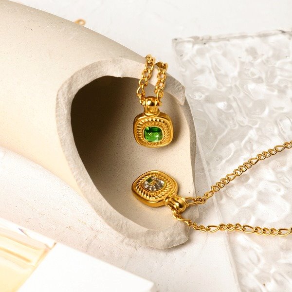 Wholesale golden stainless steel necklace JDC-NE-JD322 Necklaces ½ܶ¦ Wholesale Jewelry JoyasDeChina Joyas De China