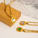 Wholesale golden stainless steel necklace JDC-NE-JD322 Necklaces ½ܶ¦ Wholesale Jewelry JoyasDeChina Joyas De China