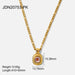 Wholesale golden stainless steel necklace JDC-NE-JD322 Necklaces ½ܶ¦ PK Wholesale Jewelry JoyasDeChina Joyas De China