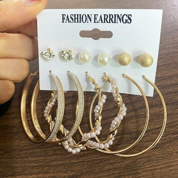 Wholesale Golden Titanium Earrings JDC-ES-SF082 Earrings 少峰 Wholesale Jewelry JoyasDeChina Joyas De China