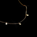 Bulk Jewelry Wholesale golden titanium steel double angel eye necklace JDC-NE-BY034 Wholesale factory from China YIWU China