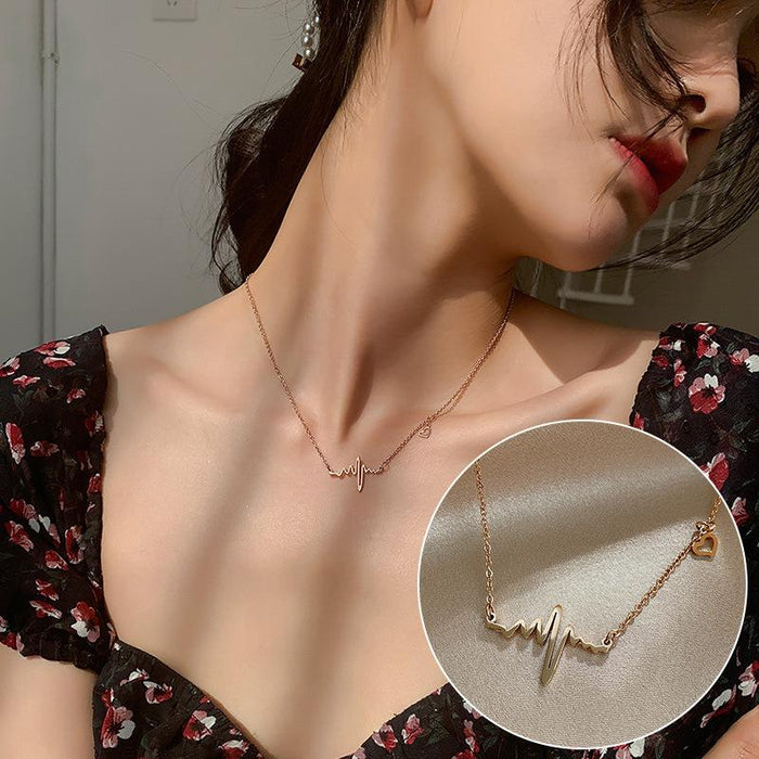 Bulk Jewelry Wholesale golden titanium steel English digital butterfly necklace JDC-NE-BY001 Wholesale factory from China YIWU China