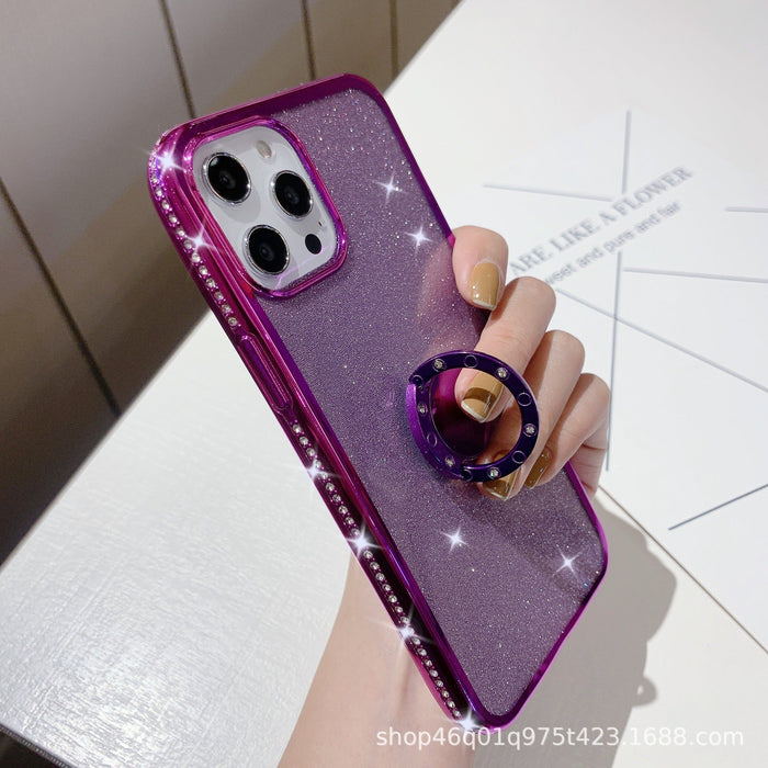 Wholesale golden tpu iphone 13 hard phone case JDC-PC-ZY028 phone case 兆匀 purple 13 Promax Wholesale Jewelry JoyasDeChina Joyas De China