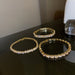 Wholesale golden zircon bracelet JDC-BT-BY002 bracelet 宝钰 Wholesale Jewelry JoyasDeChina Joyas De China