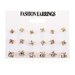 Bulk Jewelry Wholesale golden zircon four prong earring setJDC-ES-F255 Wholesale factory from China YIWU China