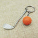 Wholesale golf metal Keychains JDC-KC-YY104 Keychains JoyasDeChina orange Golf keychain Wholesale Jewelry JoyasDeChina Joyas De China