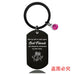 Wholesale Good Friends Electroplated Metal Keychain JDC-KC-GangGu005 Keychains 钢古 Red Diamond ZW0001 black Wholesale Jewelry JoyasDeChina Joyas De China
