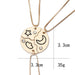 Wholesale good sister star moon cloud splicing alloy necklace JDC-NE-LangT023 Necklaces 阆天 Wholesale Jewelry JoyasDeChina Joyas De China