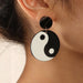 Wholesale gossip alloy earrings JDC-ES-NZ070 Earrings 奈珠 Wholesale Jewelry JoyasDeChina Joyas De China
