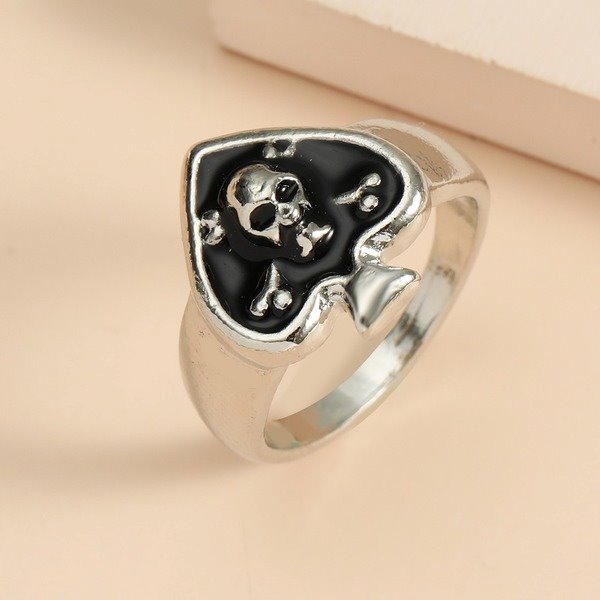 Wholesale gothic skull alloy rings JDC-RS-A073 Rings 妙雅 Wholesale Jewelry JoyasDeChina Joyas De China