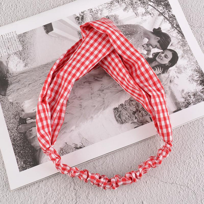 Bulk Jewelry Wholesale gradient fabric floral plaid Hair Scrunchies JDC-HS-K086 Wholesale factory from China YIWU China