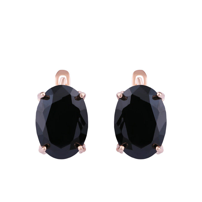 Wholesale gradient Zircon Earrings JDC-ES-AS053 Earrings 翱?N black Wholesale Jewelry JoyasDeChina Joyas De China