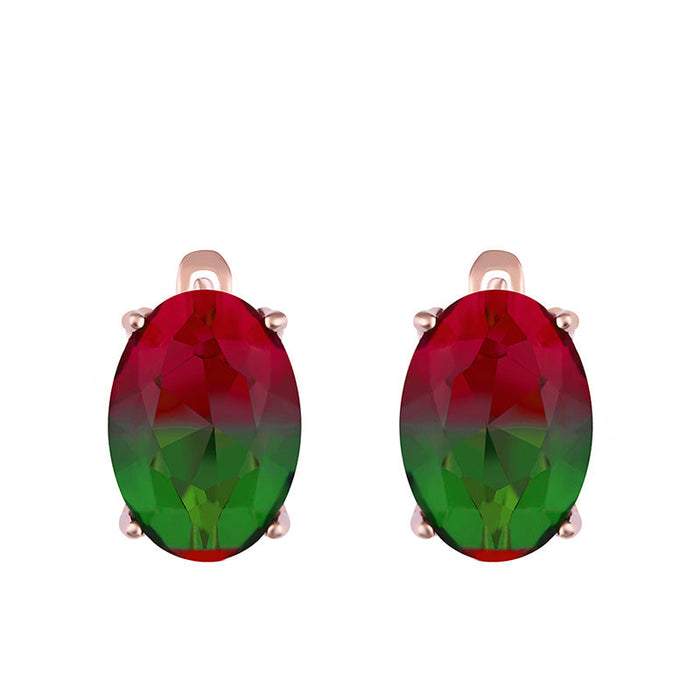 Wholesale gradient Zircon Earrings JDC-ES-AS053 Earrings 翱?N color Wholesale Jewelry JoyasDeChina Joyas De China