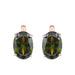 Wholesale gradient Zircon Earrings JDC-ES-AS053 Earrings 翱?N Placer gold green Wholesale Jewelry JoyasDeChina Joyas De China