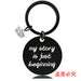 Wholesale Graduation Season Gift Stainless Steel Round Metal Keychain JDC-KC-GangGu017 Keychains 钢古 Wholesale Jewelry JoyasDeChina Joyas De China