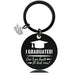 Wholesale Graduation Season Gift Stainless Steel Round Metal Keychain JDC-KC-GangGu017 Keychains 钢古 Wholesale Jewelry JoyasDeChina Joyas De China