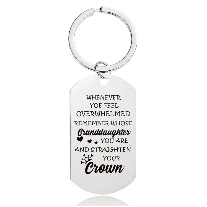 Wholesale Graduation Season Mother's Day Father's Day Metal Keychain JDC-KC-GangGu008 Keychains 钢古 Wholesale Jewelry JoyasDeChina Joyas De China