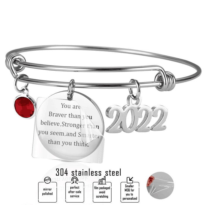 Wholesale Graduation Season Stainless Steel Bracelet JDC-BT-Mail005 Bracelet 麦伦 Wholesale Jewelry JoyasDeChina Joyas De China