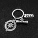 Wholesale Graduation Season Stainless Steel Compass Keychain JDC-KC-Mail003 Keychains 麦伦 Wholesale Jewelry JoyasDeChina Joyas De China