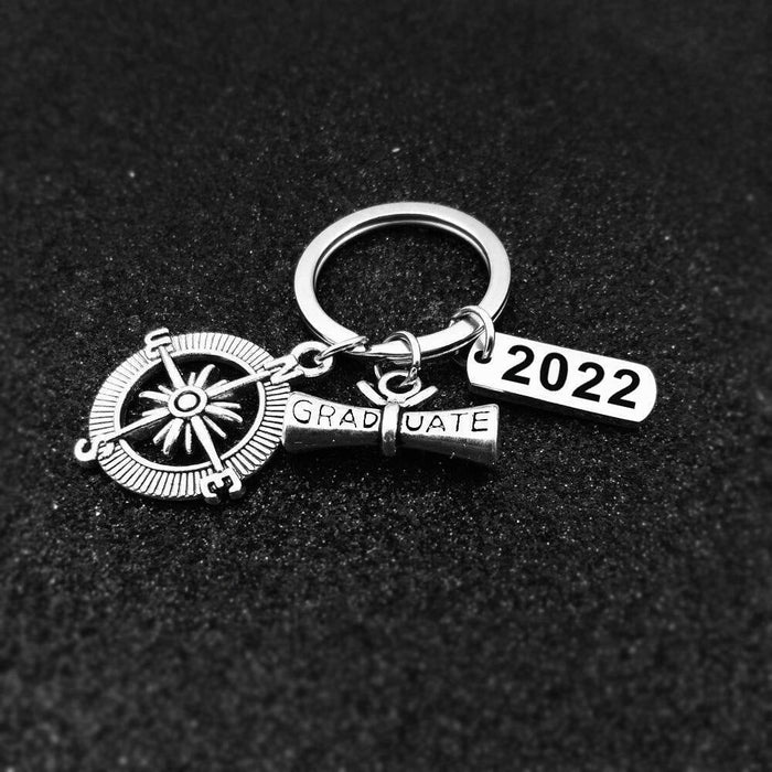 Wholesale Graduation Season Stainless Steel Compass Keychain JDC-KC-Mail003 Keychains 麦伦 Wholesale Jewelry JoyasDeChina Joyas De China