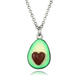 Bulk Jewelry Wholesale green alloy love fruit jewelry necklace earrings JDC-NE-C012 Wholesale factory from China YIWU China