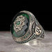 Wholesale green alloy rings JDC-RS-WN-010 Rings 薇妮 AJZ3844 6 Wholesale Jewelry JoyasDeChina Joyas De China