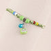 Wholesale green beaded bell length adjustable braid bracelet JDC-BT-E274 Bracelet 奈珠 Wholesale Jewelry JoyasDeChina Joyas De China